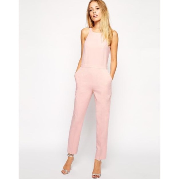 asos pink jumpsuit
